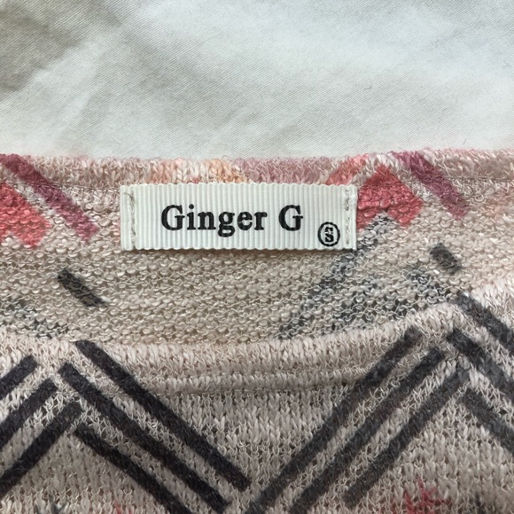 Ginger G Mud Cloth Top Size S - Picture 3 of 7